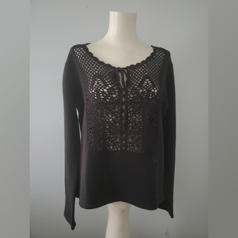 Relativity Open Knit Sweater NWT